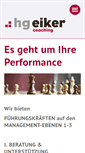 Mobile Screenshot of eiker-coaching.com