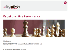 Tablet Screenshot of eiker-coaching.com